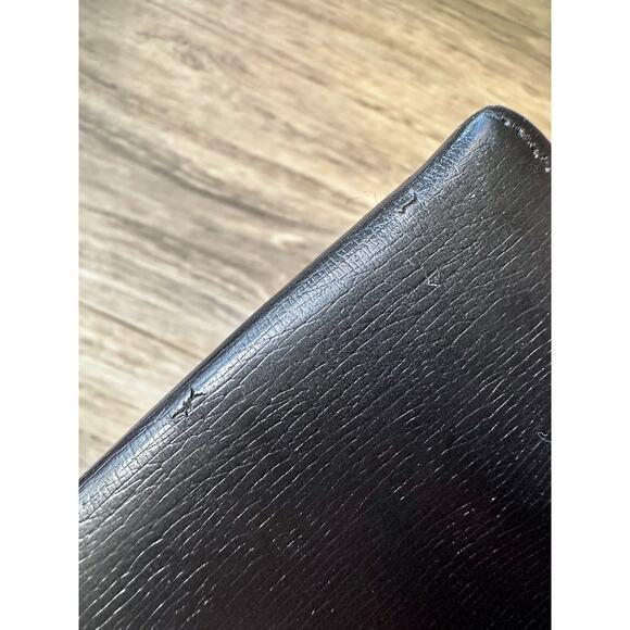 Gucci Black Long Bifold Wallet with Silver Belt Buckle - Picture 15 of 16